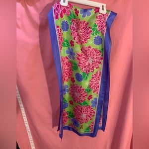 Lilly Pulitzer breast cancer scarf very beautiful